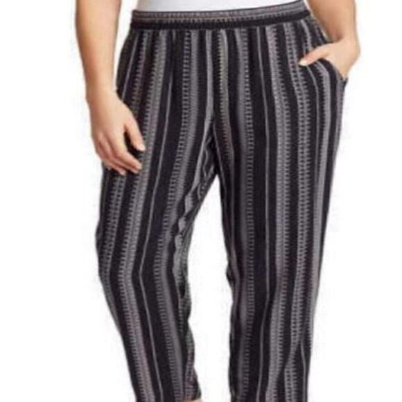 Jessica Simpson Boho Print Pull-On Pants - Picture 1 of 7